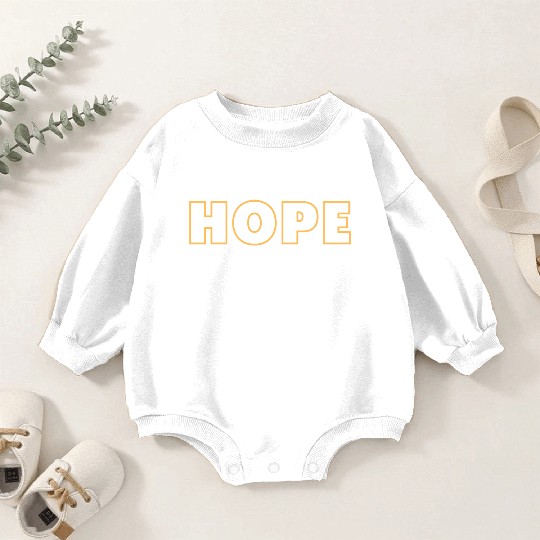 Black White Yellow Typography Never Give Up Baby Romper Sweatshirts