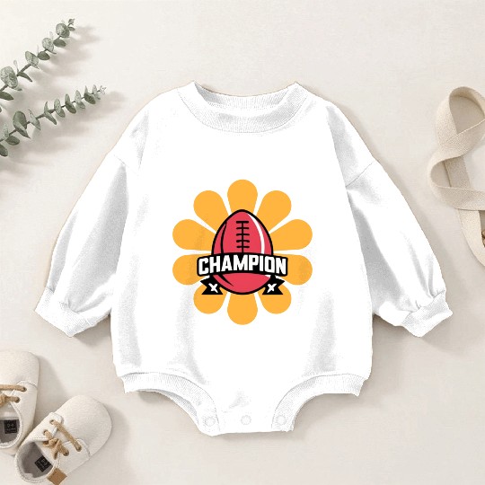 Fantasy Football Champion Baby Romper Sweatshirts