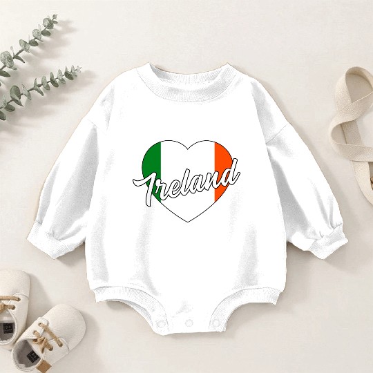 Ireland Baby Romper Sweatshirts