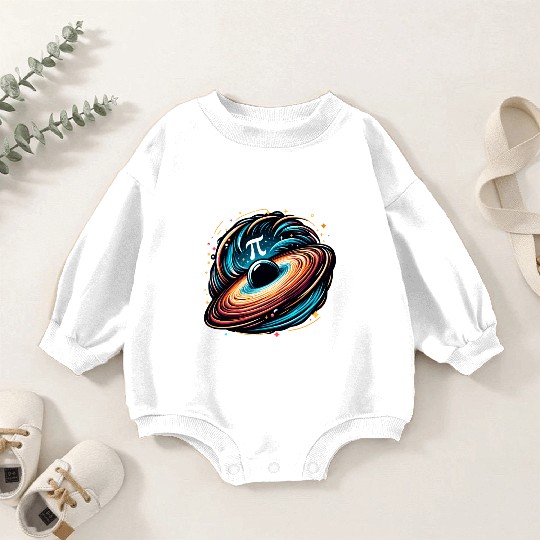 Funny Pi Day 2024 3,14 Pi Number Symbol Math Baby Romper Sweatshirts