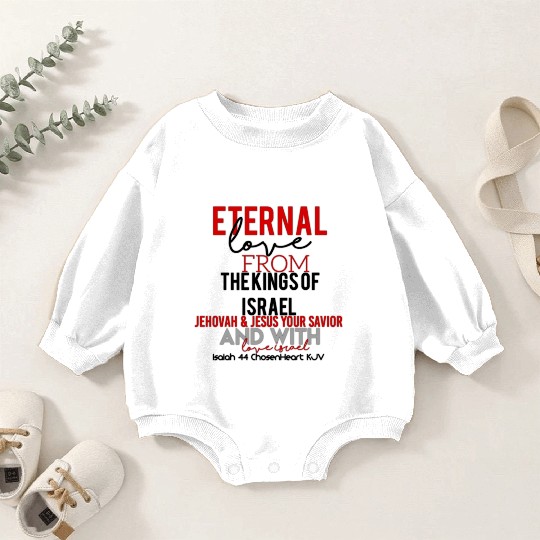 CHOSENHEART ETERNAL LOVE From Israel Baby Romper Sweatshirts