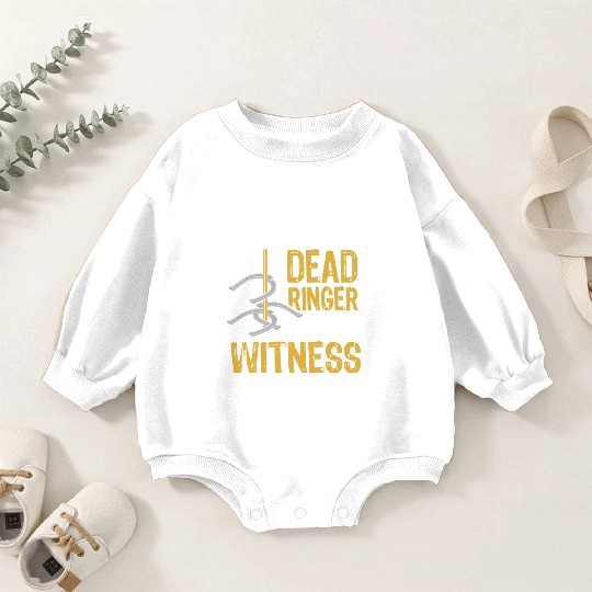 Funny Dead Ringer Horseshoe Pitching Baby Romper Sweatshirts