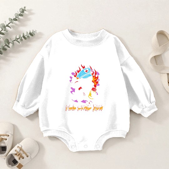 Nurse injection | medical emergency Baby Romper Sweatshirts