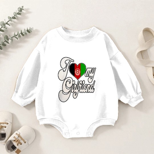 AfghanI Love My Afghanistan Girlfriend Baby Romper Sweatshirts