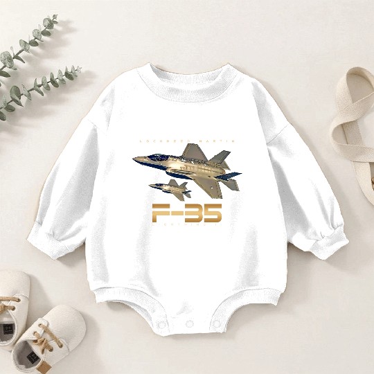 Lockheed Martin F-35 Lightning II Baby Romper Sweatshirts