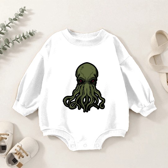 Cthulhu! The Stars are finally right! Baby Romper Sweatshirts