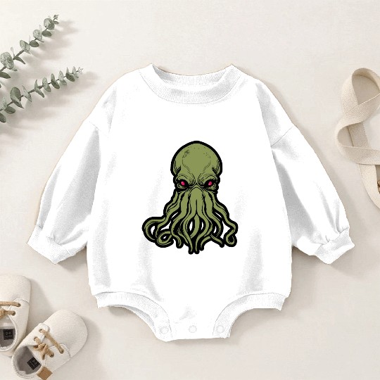 Cthulhu! The Stars are finally right! Baby Romper Sweatshirts