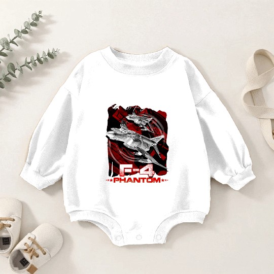 F-4 Phantom Us Air Force Fighter jet Baby Romper Sweatshirts