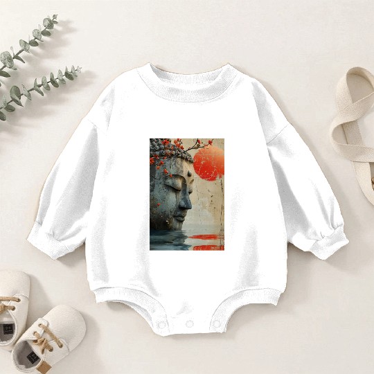 Blessed Buddha Baby Romper Sweatshirts