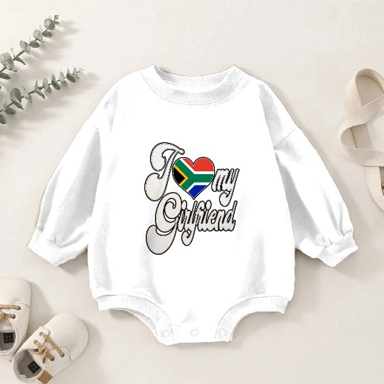 uploadedI Love My South African Girlfriend Baby Romper Sweatshirts