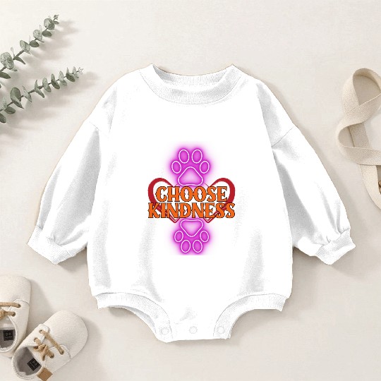 Choose Kindness Baby Romper Sweatshirts
