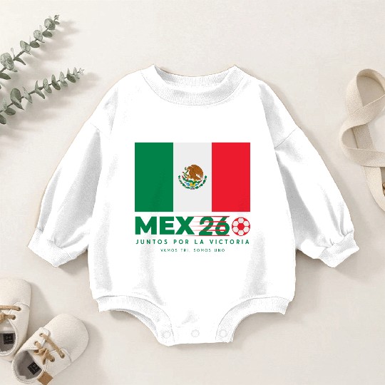 Mexico World Cup 2026 Baby Romper Sweatshirts Soccer