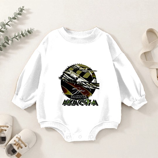 Douglas AKA C-47 Dakota Skytrain Military Version Baby Romper Sweatshirts