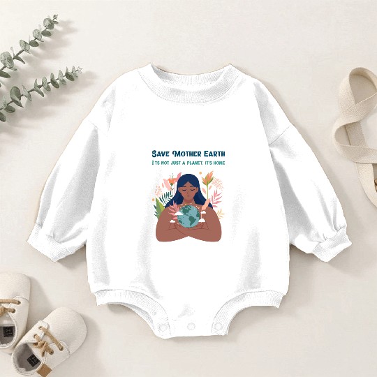 Save Mother Earth Baby Romper Sweatshirts