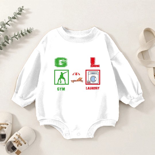 Gym Tan Laundry GTL New Italian Flag apparel Baby Romper Sweatshirts