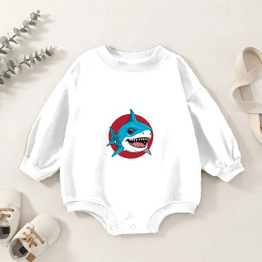 Great White Shark Neptune Islands Baby Romper Sweatshirts