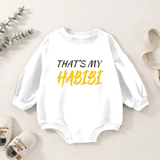 cool that's my lover / thats my habibi Baby Romper Sweatshirts