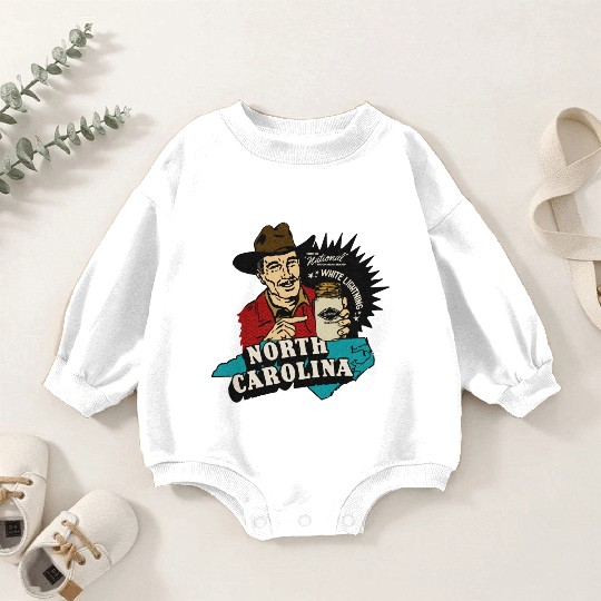 Vintage Raleigh NC Moonshine Baby Romper Sweatshirts