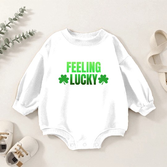 Feeling Lucky Baby Romper Sweatshirts