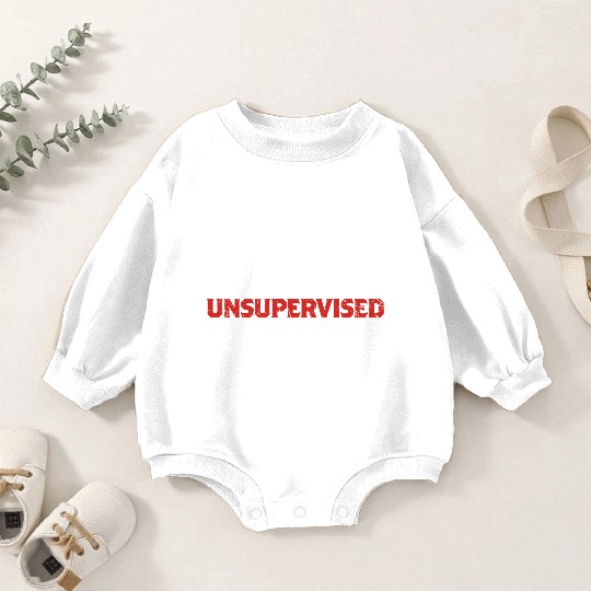 In My Defense I Was Left Unsupervised Funny Gift Baby Romper Sweatshirts