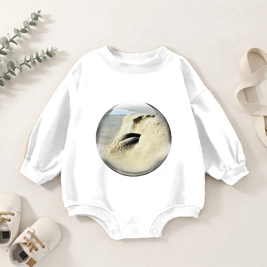 Life in a Bubble Collection-Bottoms Up Face First Baby Romper Sweatshirts