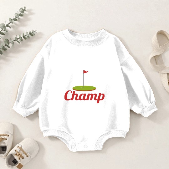 Mini Golf Champ Baby Romper Sweatshirts