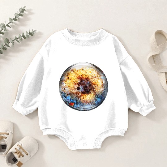 Life in a Bubble Collection - Sanibel Sea Anemone Baby Romper Sweatshirts