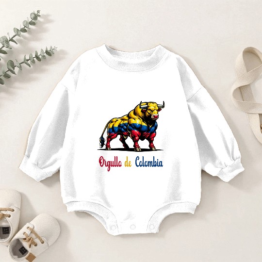 This is the pride of Colombia's flag Baby Romper Sweatshirts
