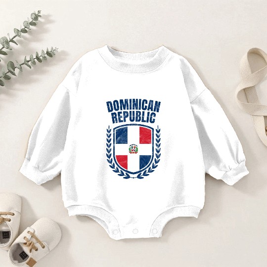 Dominican Republic Baby Romper Sweatshirts