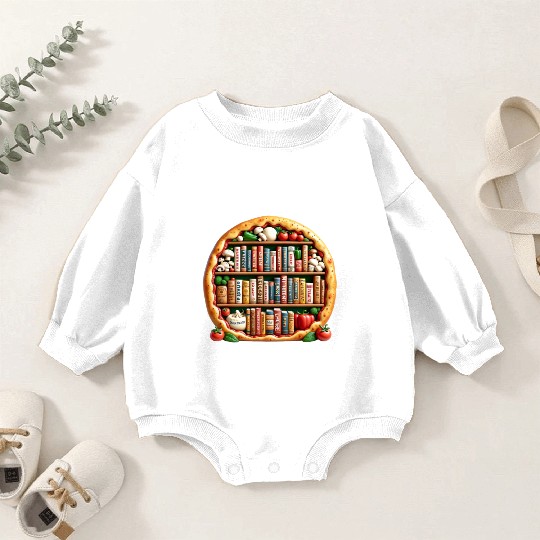 Pizza Words English Teacher Literature Baby Romper Sweatshirts