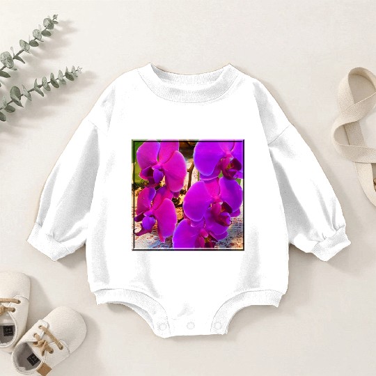 Orchid 4 Baby Romper Sweatshirts