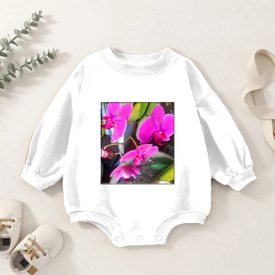 Orchid 1 Baby Romper Sweatshirts