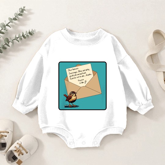 Cute Little Angry Bird Design Baby Romper Sweatshirts