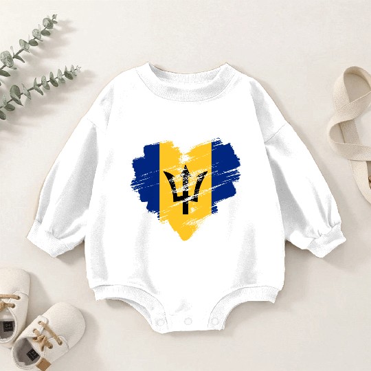 Barbados Baby Romper Sweatshirts