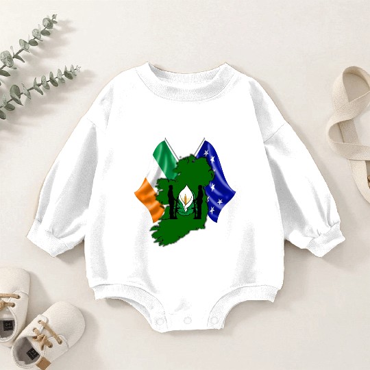 Irish Easter Lily - Designed in Ireland Baby Romper Sweatshirts