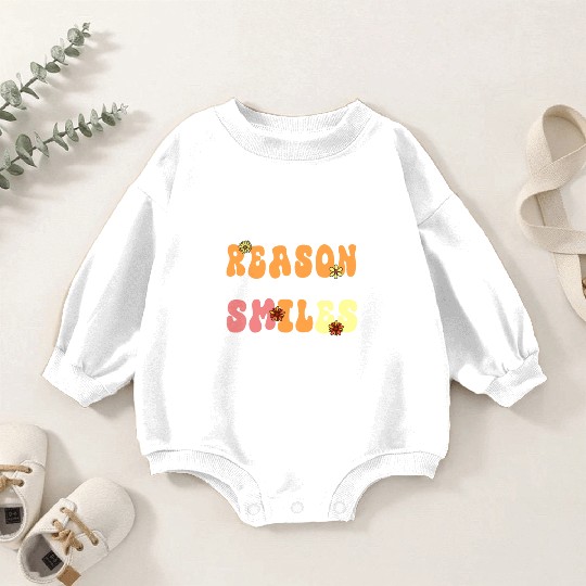 Be the Reason Someone Smiles Today Kindness Baby Romper Sweatshirts
