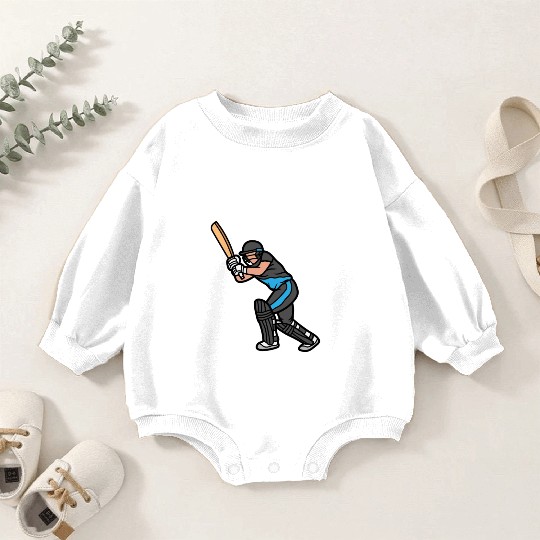 Eat Sleep Cricket Repeat Baby Romper Sweatshirts