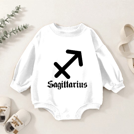 Sagittarius zodiac sign Baby Romper Sweatshirts