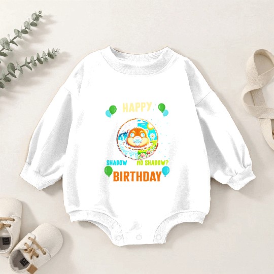 Groundhog Baby Romper Sweatshirts, Shadow Or No Shadow Yes It's My