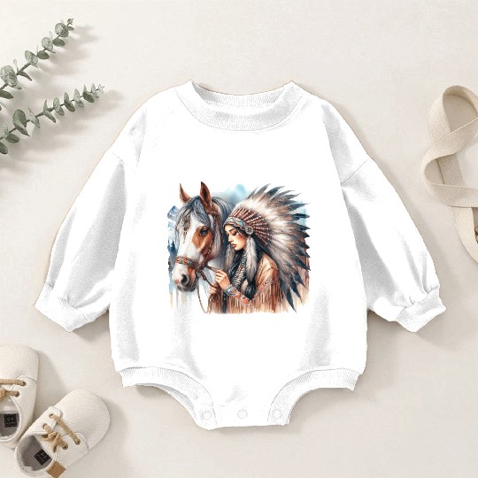 My Horse Friend Baby Romper Sweatshirts