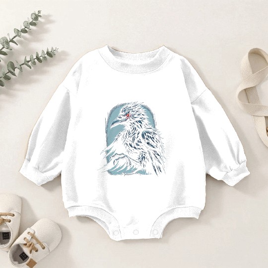 Guardian Raven's Red Stare Baby Romper Sweatshirts