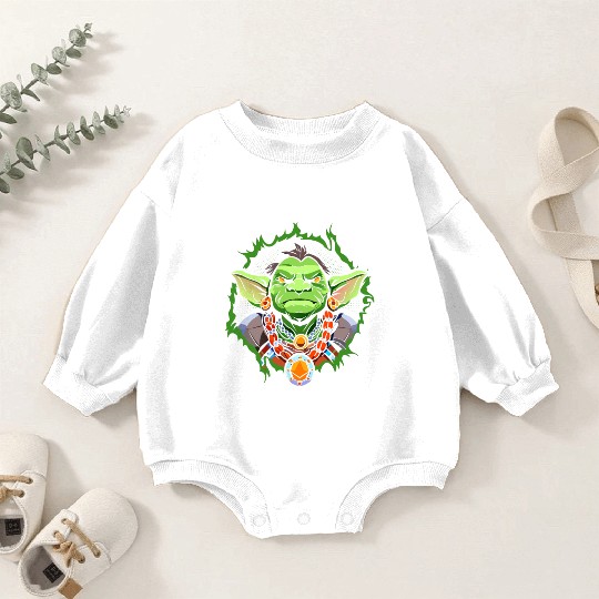 Green Goblin Baby Romper Sweatshirts