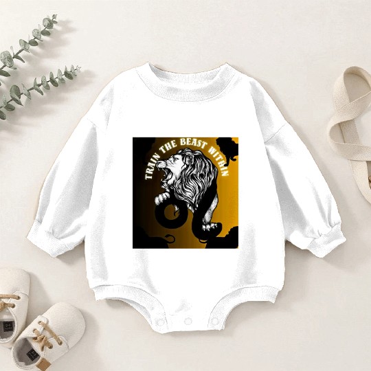 "Train the Beast within!!" By BeastHugo704 Baby Romper Sweatshirts