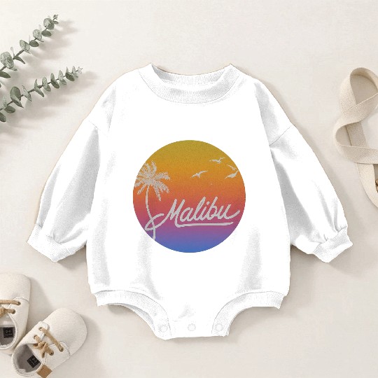 Malibu Baby Romper Sweatshirts