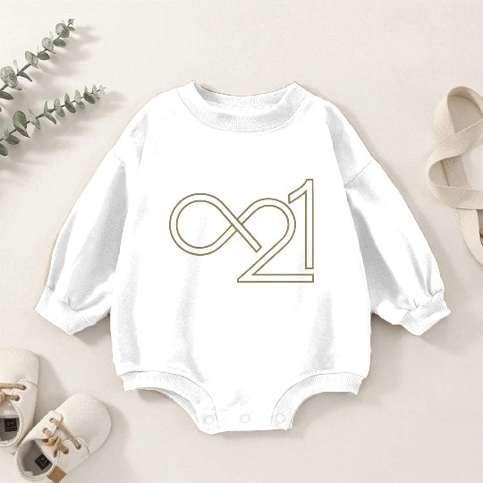 Bitcoin 21 Million Infinity Pocket Size Baby Romper Sweatshirts