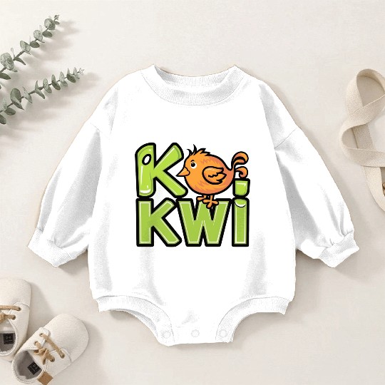 Kiwi Bird Cartoon Baby Romper Sweatshirts