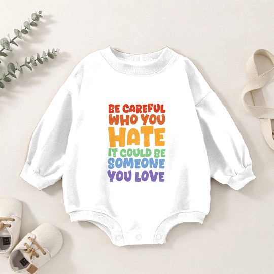 Amazing LGBTQ Rights Pride Month Saying Baby Romper Sweatshirts