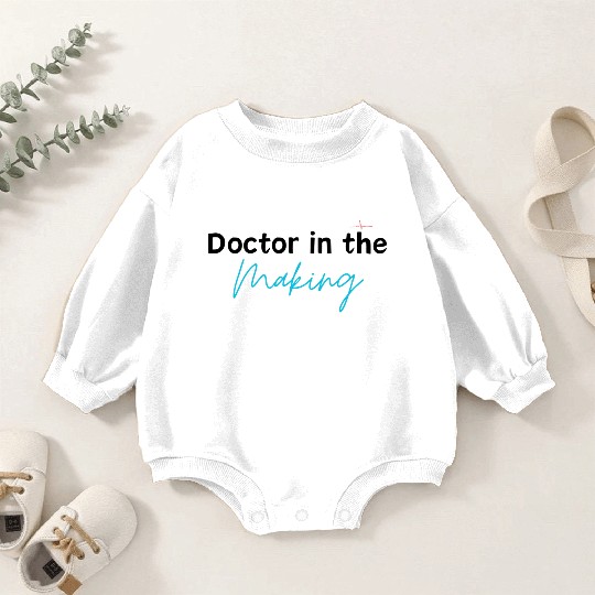 Doctor in the Making ( Blue) v.0.02 Baby Romper Sweatshirts