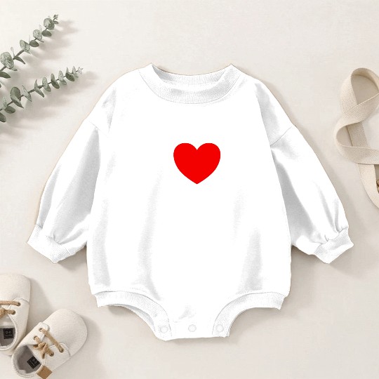I Love MILFS Red Heart Love Hot Moms I Love MILFS Baby Romper Sweatshirts