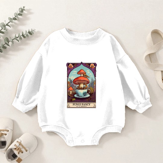 Fungi Fancy Tarot Baby Romper Sweatshirts